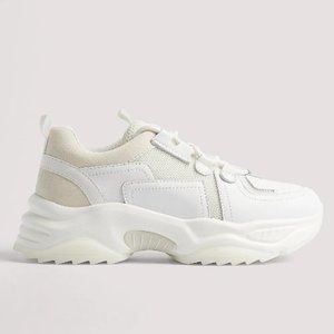 NA-KD Spiky Profile Chunky Trainers - White